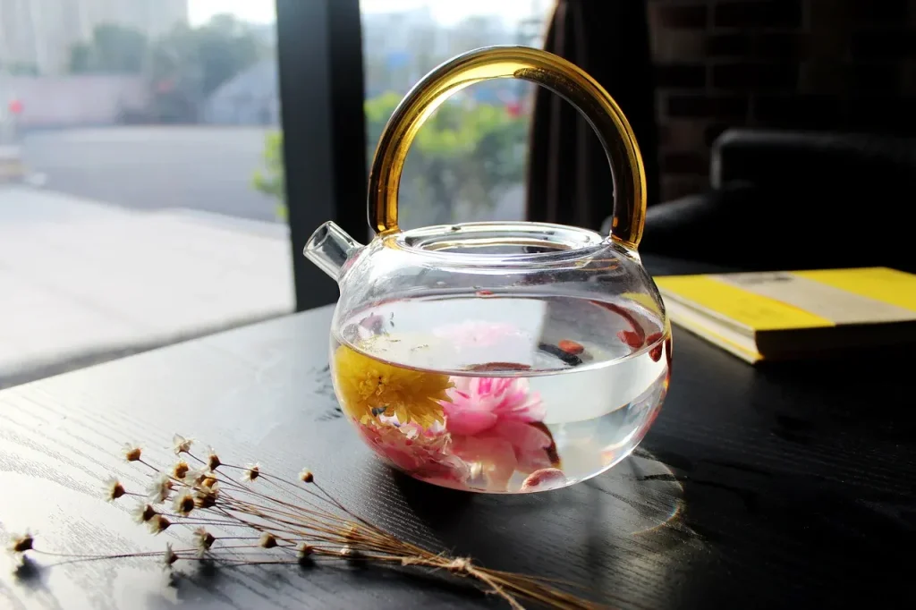 A beautiful glass tea kettle will be a great gift for a tea lover