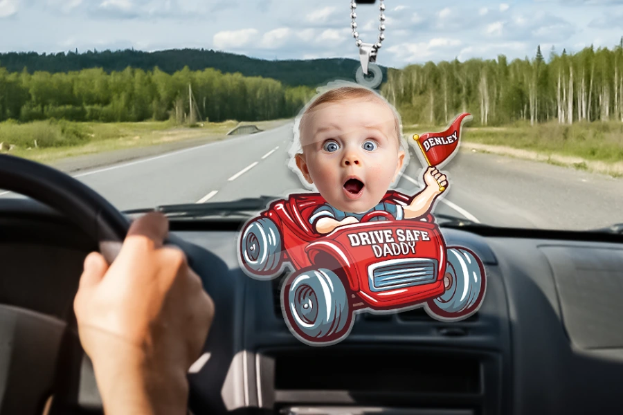 A drive-safe car ornament is a great gift for a dad loving to travel