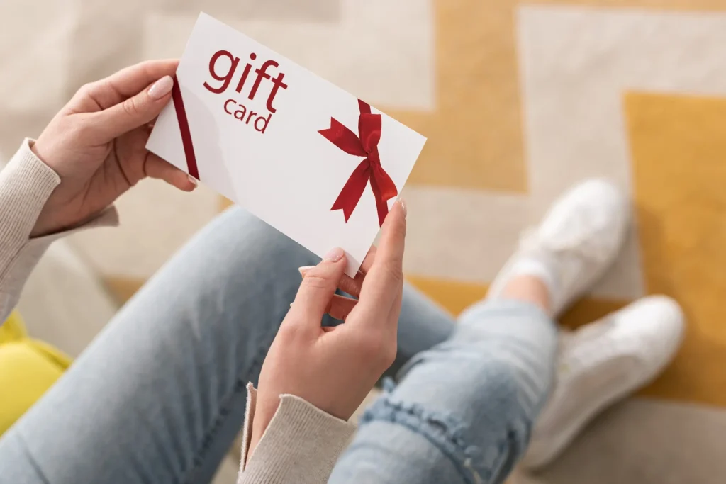 A gift card is a versatile wedding gift for mom & dad