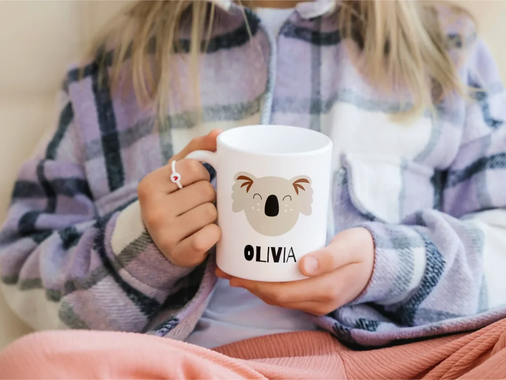 A personalized cup is a useful gift for a father