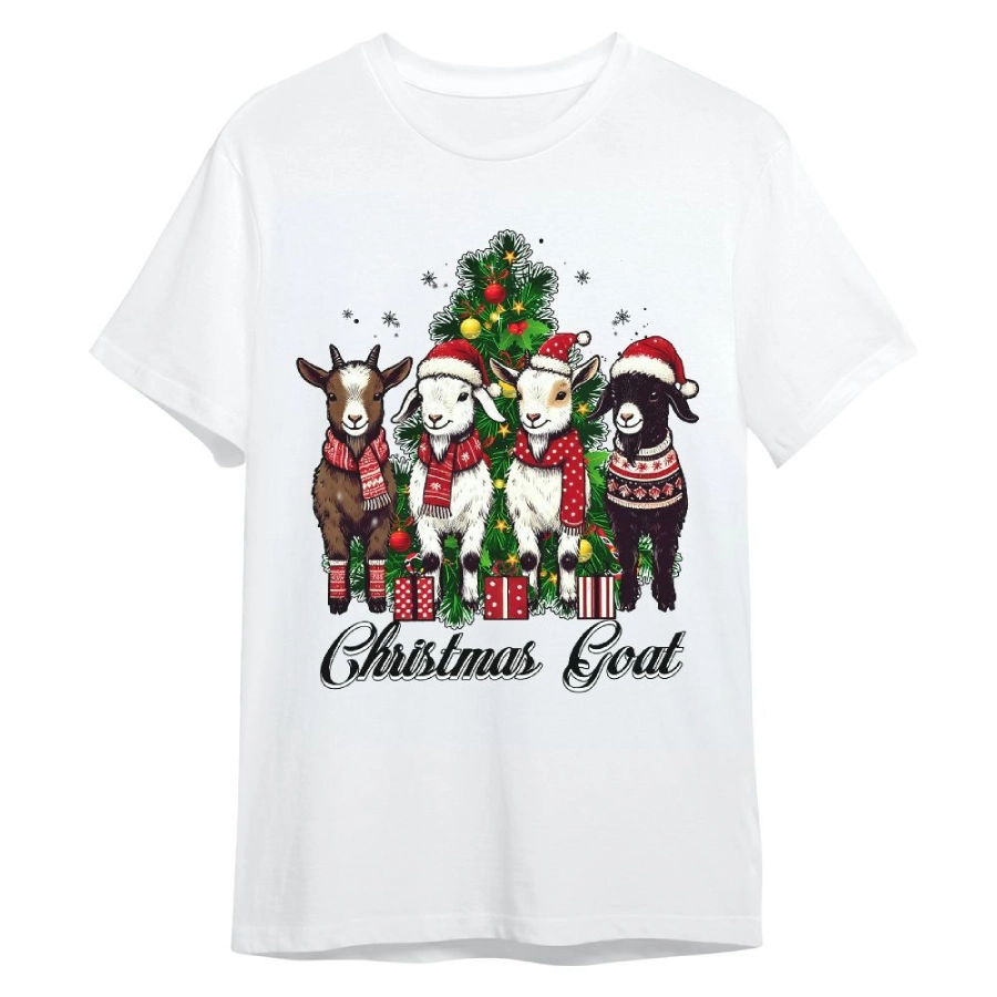 Amarebox Farm Christmas Goat Shirt