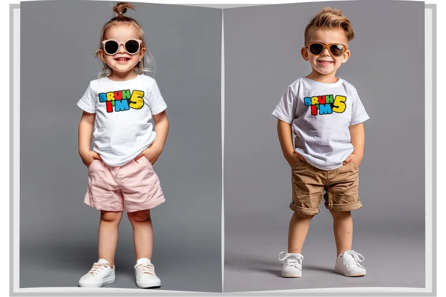 Bruh I’m 5 - Kid Birthday T-Shirt