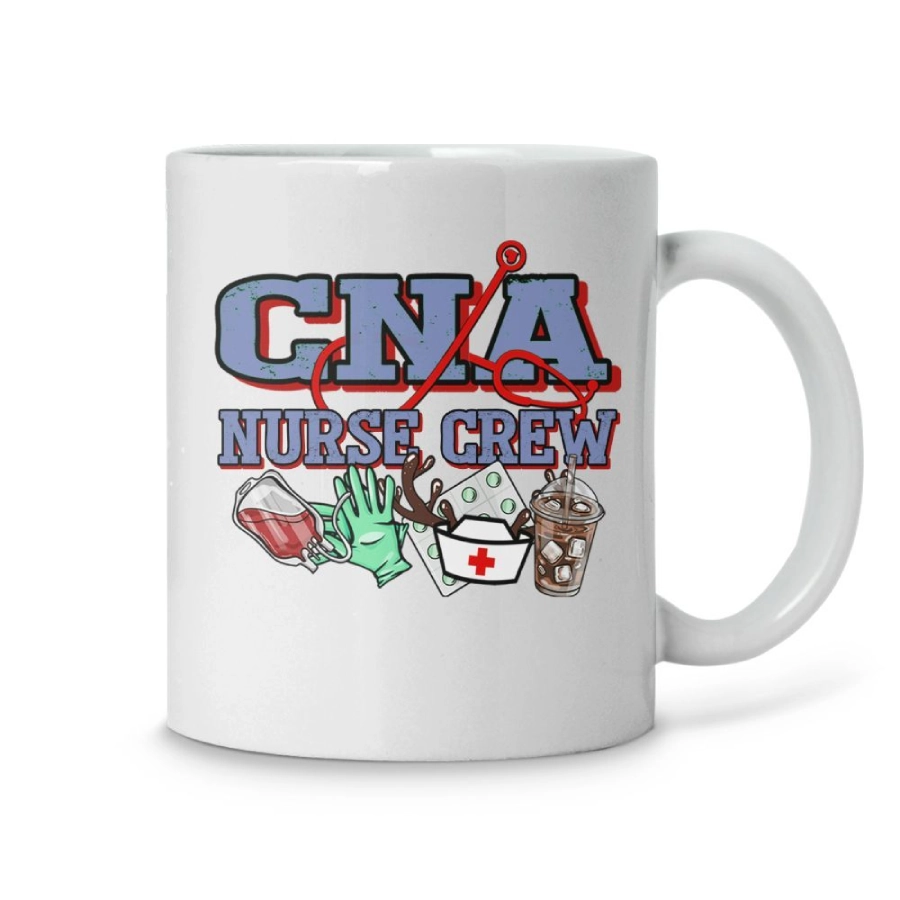 CNA Nurse Crew Custom Name Mug