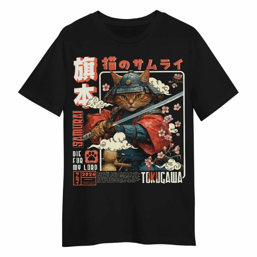 Cat Samurai V2 Japan Shirt