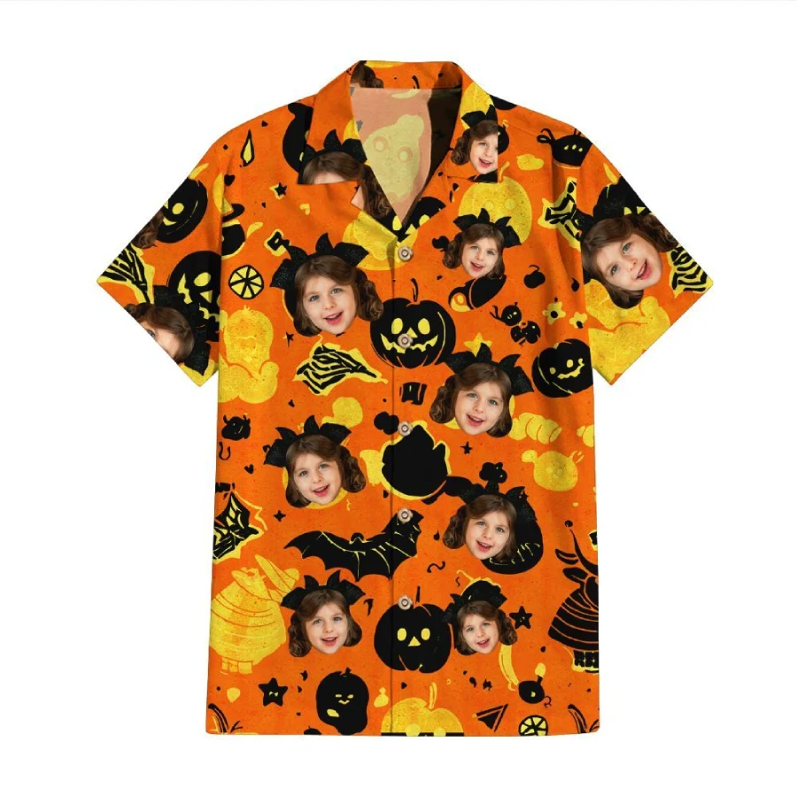 Custom Face Photo Halloween Shirt