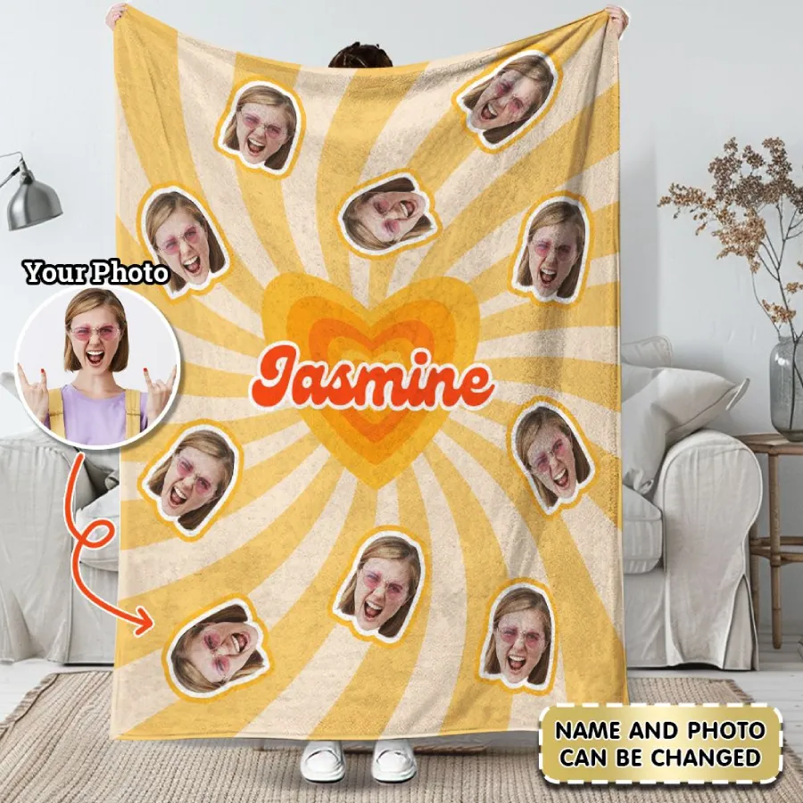 Custom Funny Photo Blanket