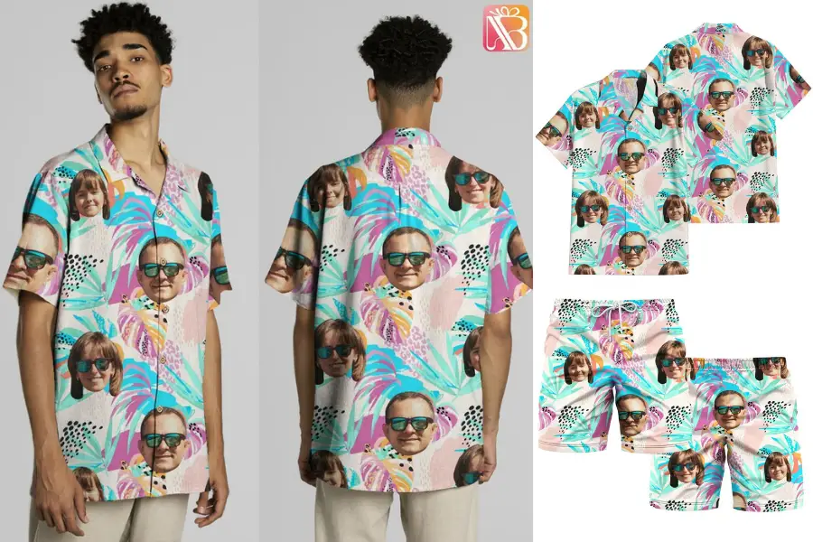 Custom Photo Face Hawaii Shirt & Shorts