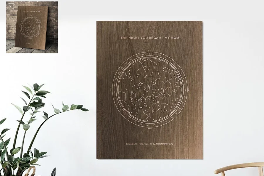 Custom Wood Effect Canvas is the perfect and meaningful gift for Dad