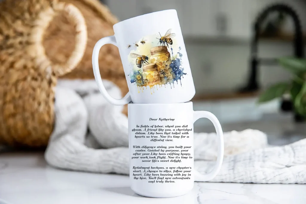 Custom mug is a popular gift for retired mom