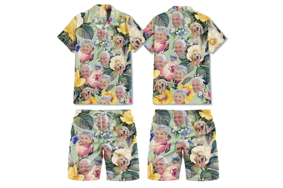 Custom photo face Hawaiian shirt