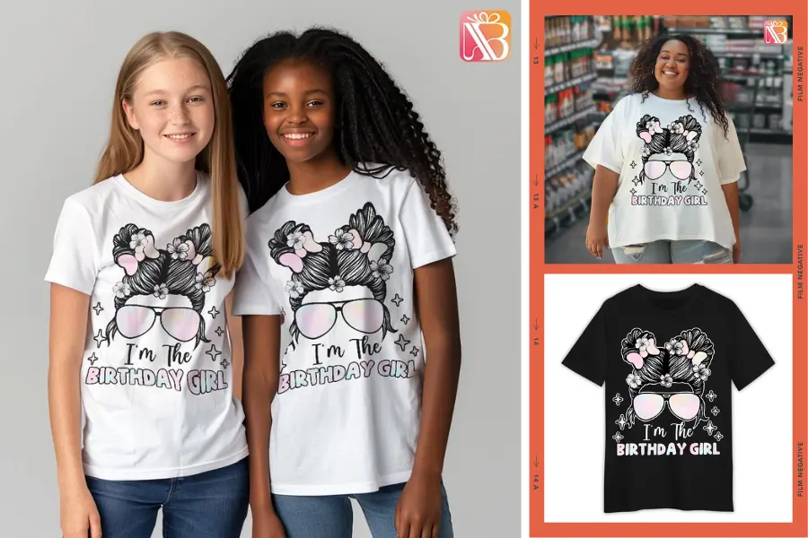 Cute I’m The Birthday Girl Tee