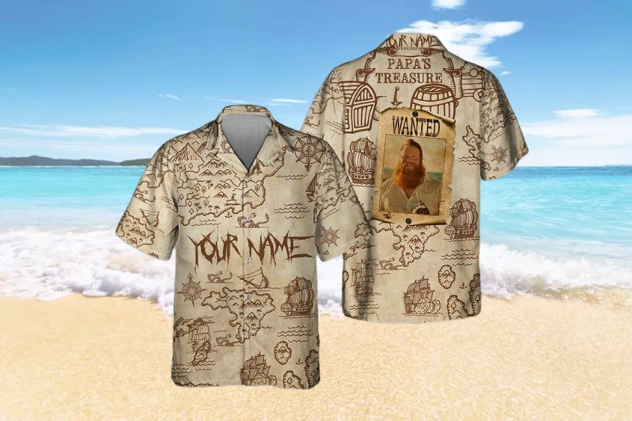 Hawaiian Shirt & Shorts set is a great gift for dad in summer