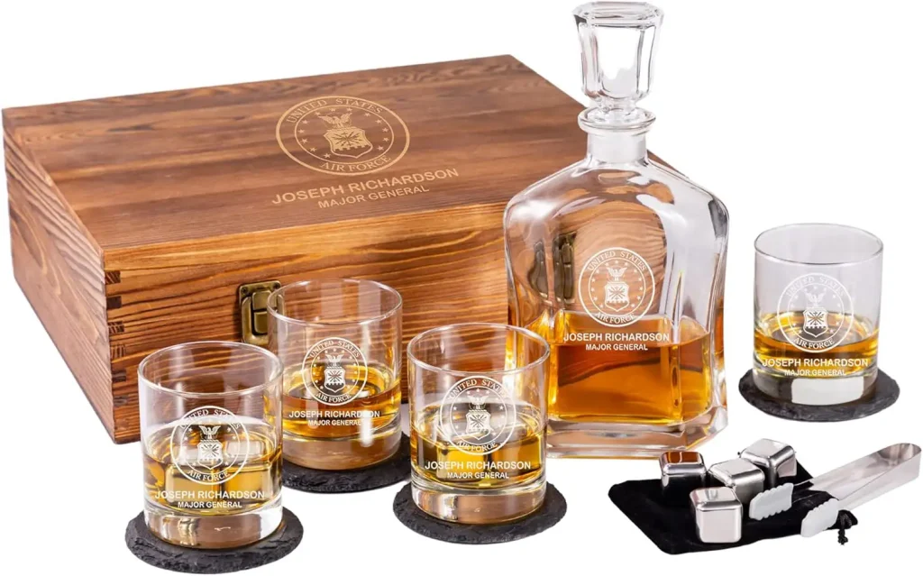 Luxury Whisky Decanter Gift For Firefighters