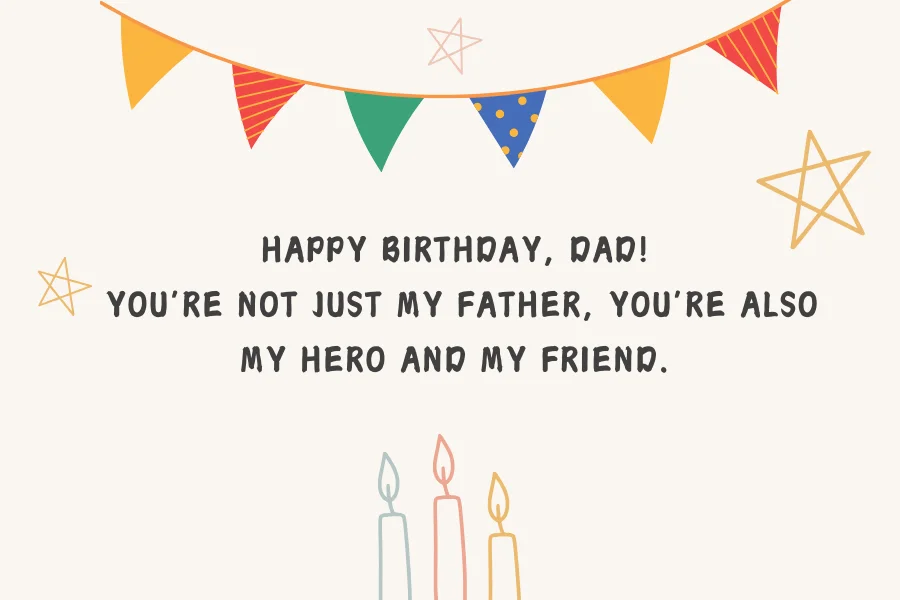 Most Favorite Birthday Wishes For Dad