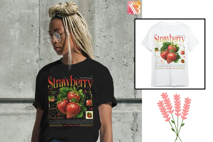 Nostalgic Strawberry Fruit Tee