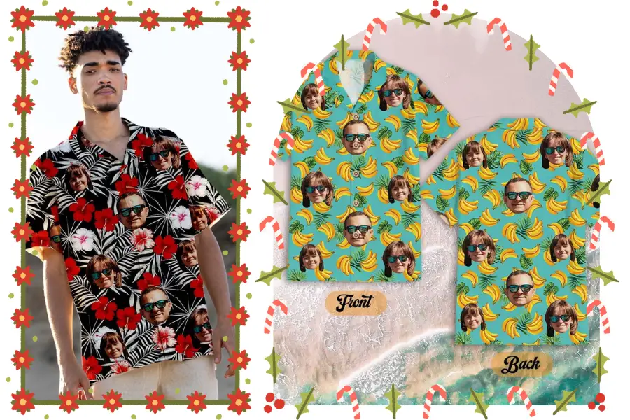 Personalized Face Photo Hawaiian Shirt For Summer