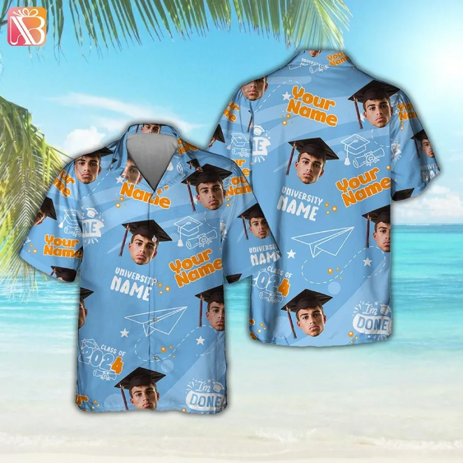 Personalized Graduation Hawaiian Shirt And Shorts