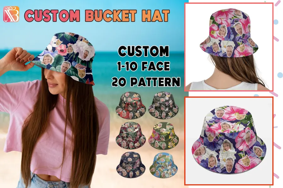 Personalized Photo Face Bucket Hat