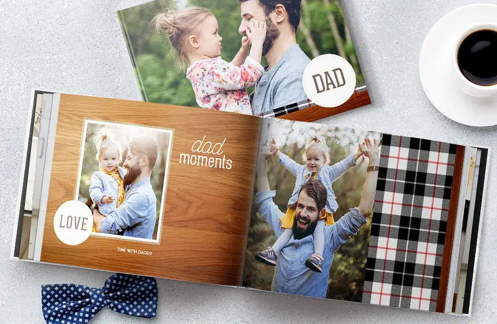 Photo album gift will capture the best moments of your dad