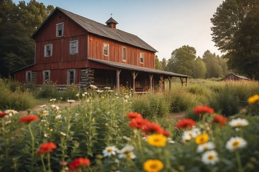 Rustic Farmhouse Birthday Setup