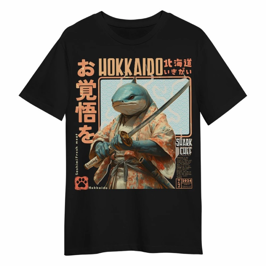 Shark Hokkaido Samurai Japan Shirt