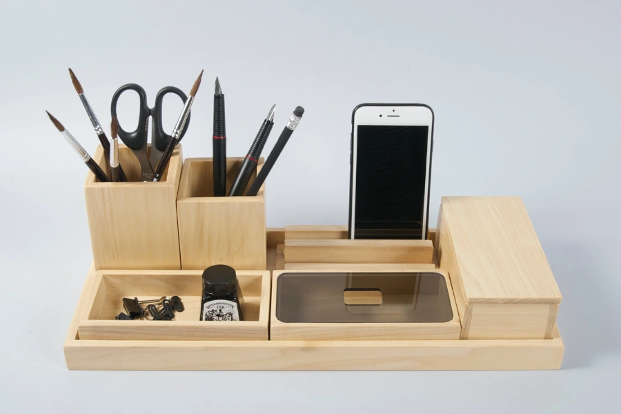 Stylish desk organizer gift for Father