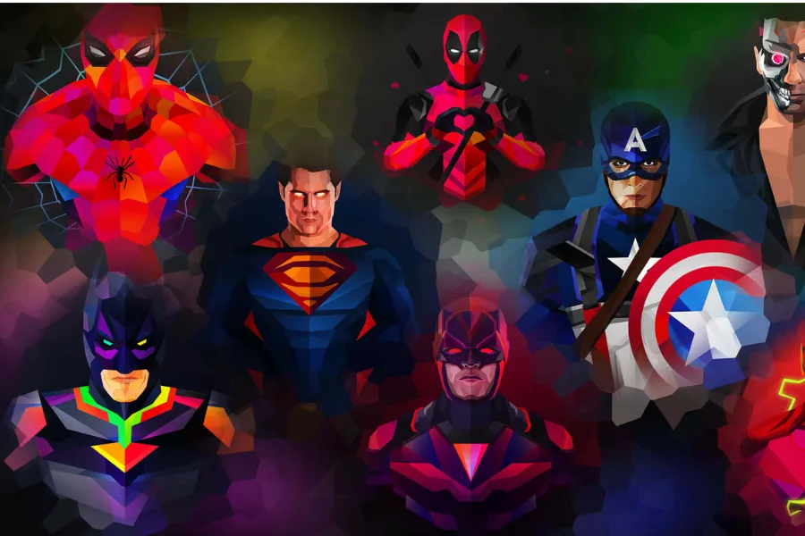 Superhero Background For Zoom Party