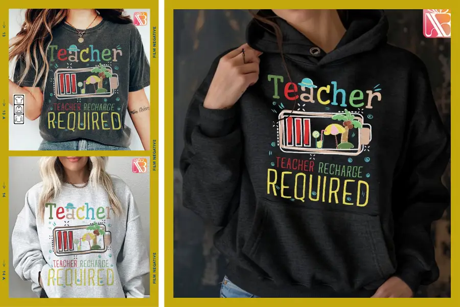 Teacher Recharge Required Tee