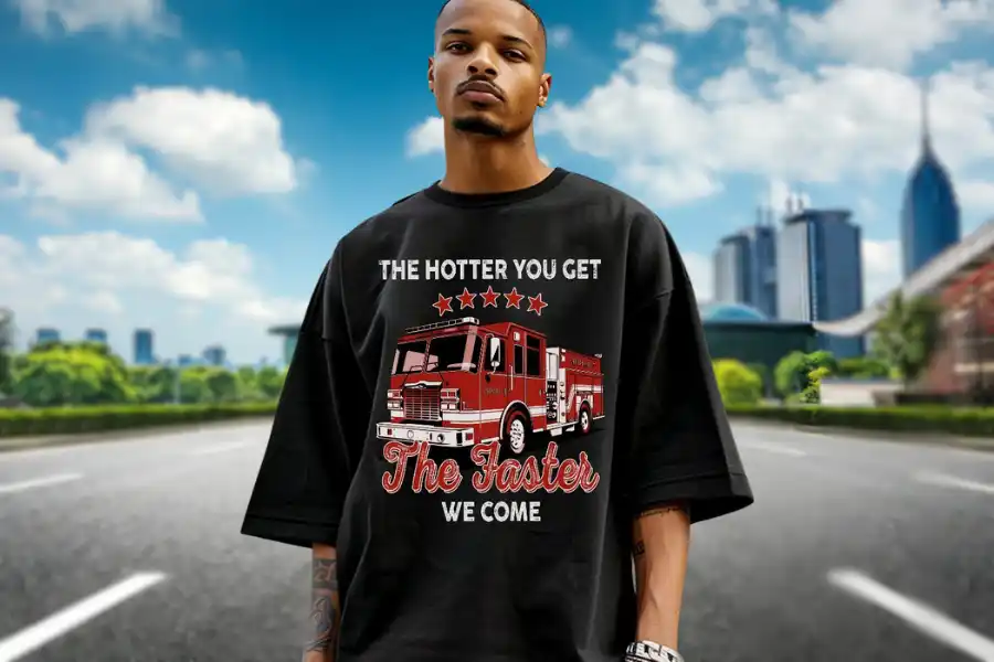 The Faster We Come Firetruck T-shirt