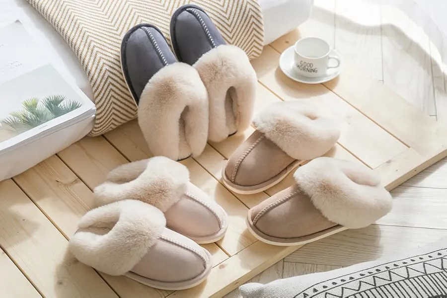 Winter Warm Plush Indoor Slippers