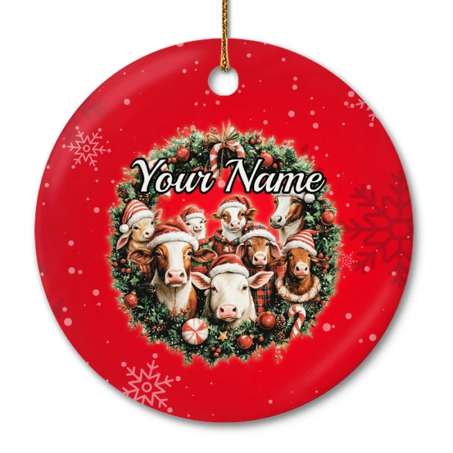 Christmas On The Farm Ornament