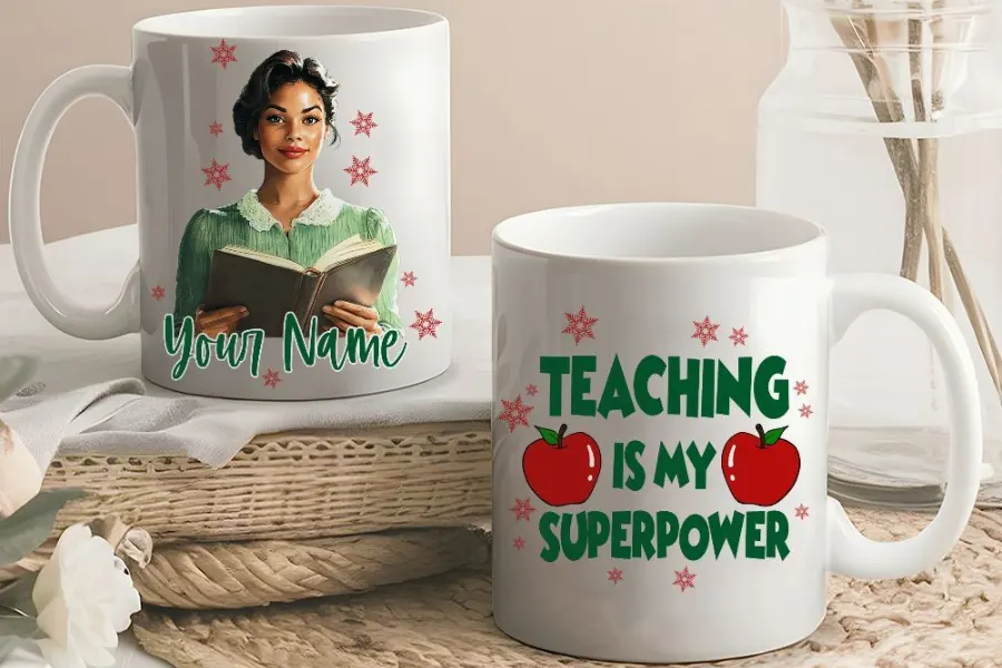 Custom Name My Superpower Mug