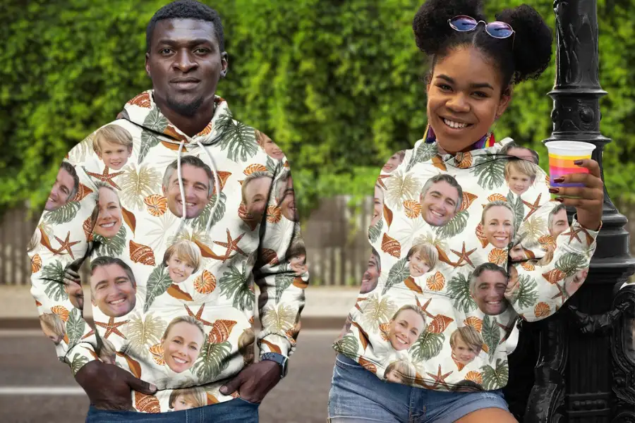 Custom Photo Hawaiian Hoodie