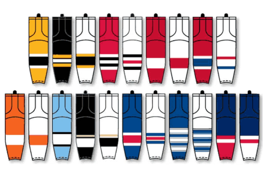 Custom hockey skate socks