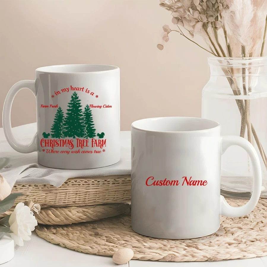 Farm In My Heart Is A Christmas Tree Farm Mug