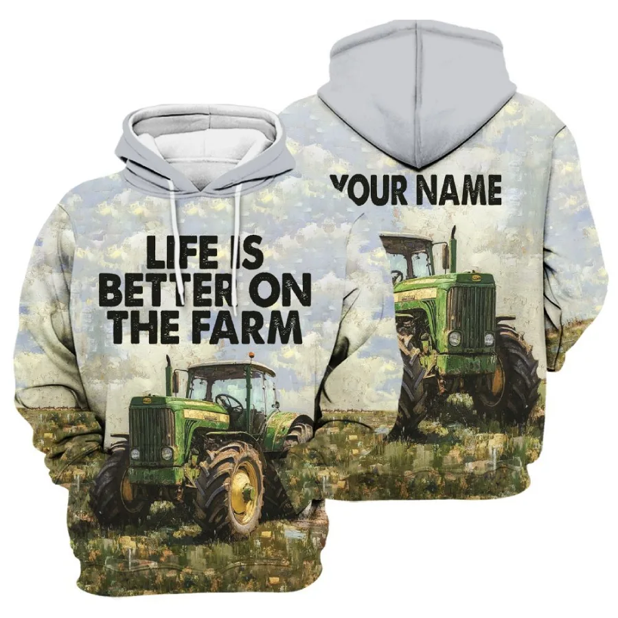 Farm Tractor Hoodie