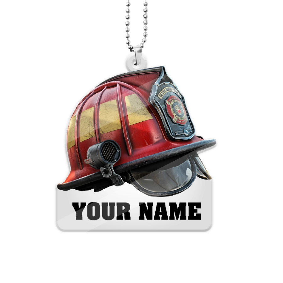 Firefighter Safe Helmet Ornament