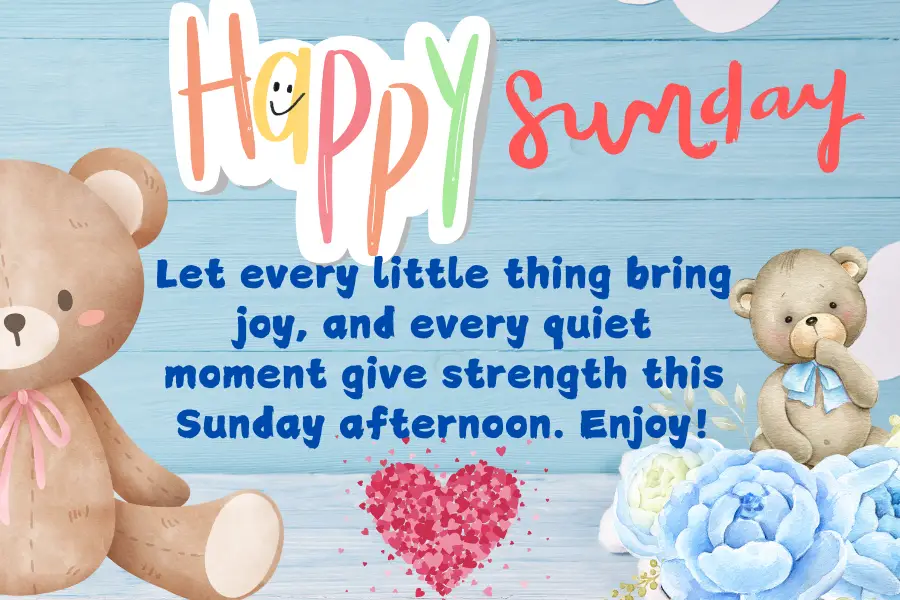 Good Afternoon Sunday Messages to Spread Joy