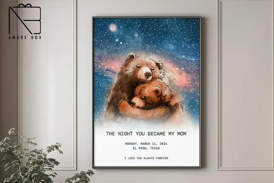 Mama & Baby Bear Canvas