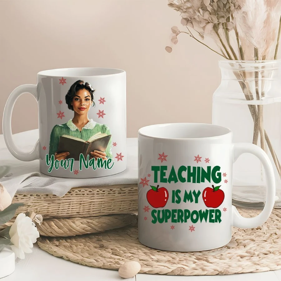 Teaching Is My Superpower Ceramic Mug