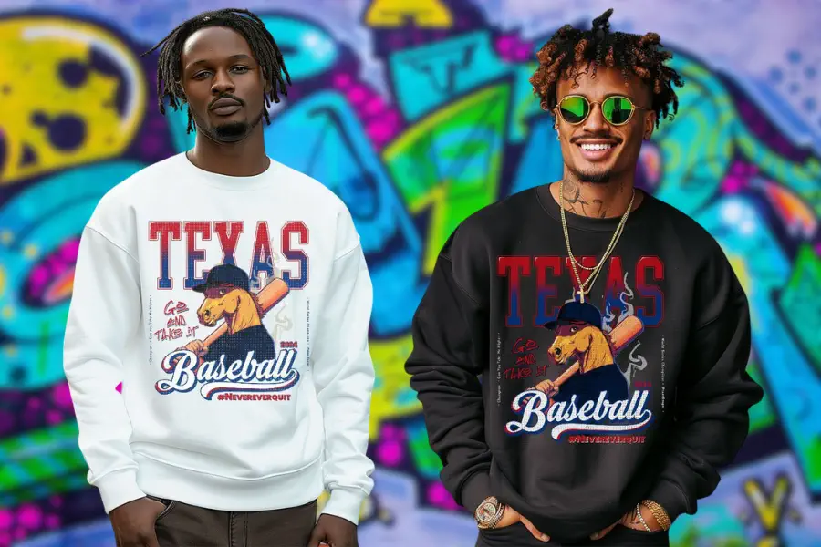 Texas Baseball Vintage Sweatshirt