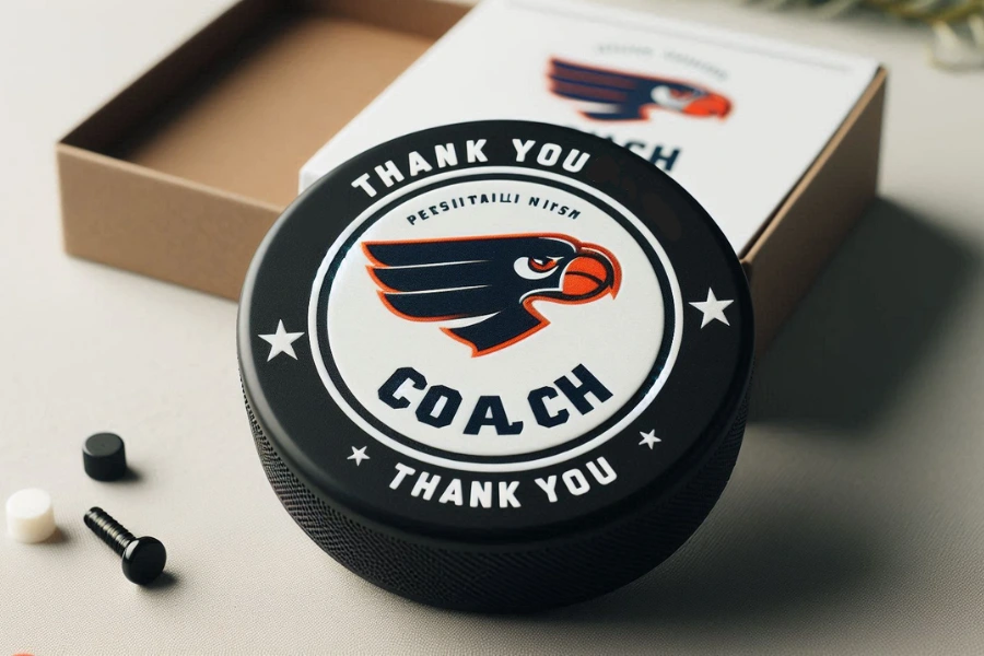 personalized hockey puck