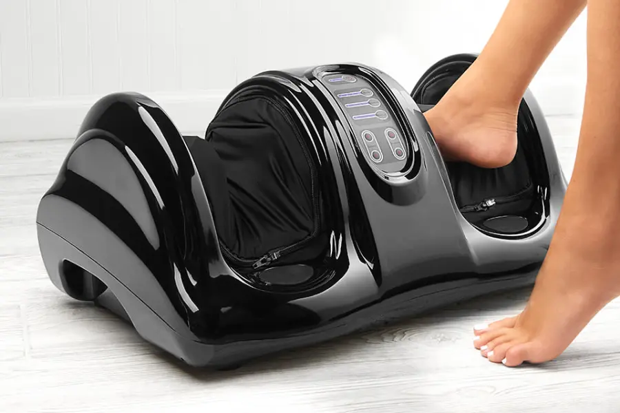 The foot massager
